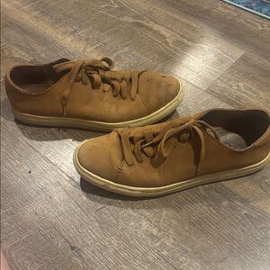 Polo Ralph Lauren Brown Leather Jermain Sneakers